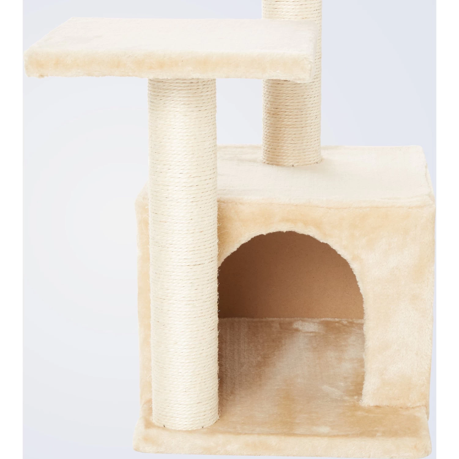 Frisco 28-in Faux Fur Cat Tree & Condo 6 Frisco 28-in Faux Fur Cat Tree & Condo - Image 4