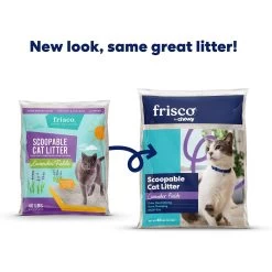 Frisco Lavender Fields Scented Clumping Clay Cat Litter, 40-lb Bag -Frisco 142651 PT1. AC SS1800 V1657655543