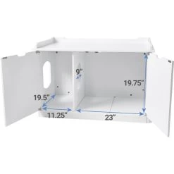 Frisco Decorative Bench Cat Litter Box Cover -Frisco 156788 PT4. AC SS1800 V1570480051