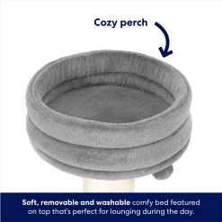 Frisco 24.8-in Heavy Duty Faux Fur Cat Tree 11 Frisco 24.8-in Heavy Duty Faux Fur Cat Tree -Frisco 169397 PT3. AC SS1800 V1667229720