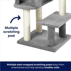 Frisco 48-in Heavy Duty Faux Fur Cat Tree & Condo -Frisco 169399 PT3. AC SS1800 V1667229003