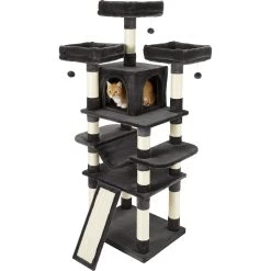 Frisco 68-in Faux Fur Cat Tree & Condo -Frisco 180384 PT5. AC SS1800 V1584453423