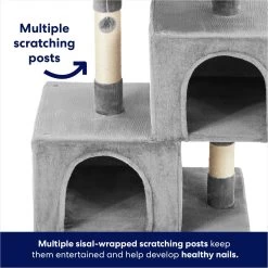 Frisco 33-in Faux Fur Cat Tree & Condo 10 Frisco 33-in Faux Fur Cat Tree & Condo -Frisco 180389 PT2. AC SS1800 V1667227240