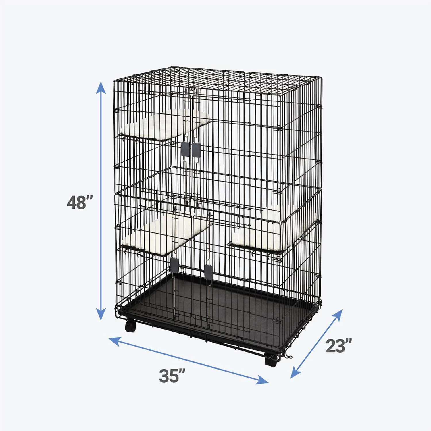 Frisco Collapsible Wire Cat Cage Playpen 4 Frisco Collapsible Wire Cat Cage Playpen - Image 2