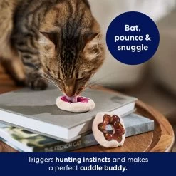 Frisco Donut Plush Cat Toy With Catnip -Frisco 213850 PT5. AC SS1800 V1692931851