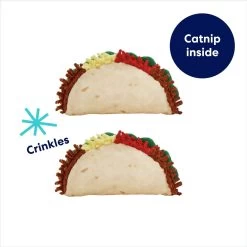 Frisco Taco Plush Cat Toy With Catnip 9 Frisco Taco Plush Cat Toy With Catnip -Frisco 213856 PT2. AC SS1800 V1691784248