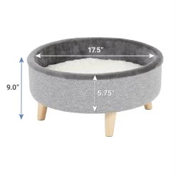 Frisco Modern Round Elevated Cat Bed 7 Frisco Modern Round Elevated Cat Bed -Frisco 214363 PT1. AC SS1800 V1603948077