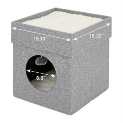 Frisco Single Cube Stackable And Collapsible Cat Condo 10 Frisco Single Cube Stackable And Collapsible Cat Condo -Frisco 214367 PT1. AC SS1800 V1603929535