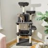 Frisco 64-in Cat Tree With Hammock, Condo, 2 Top Perches With Bed -Frisco 214387 MAIN. AC SS1800 V1606832386