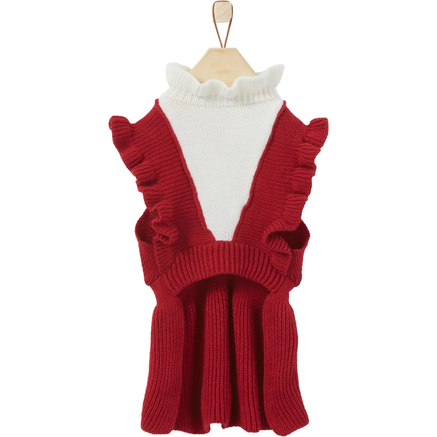 Frisco V Ruffle Dog & Cat Sweater Dress 7 Frisco V Ruffle Dog & Cat Sweater Dress - Image 5