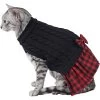 Frisco Plaid Cable Knit Dog & Cat Sweater Dress 2 Frisco Plaid Cable Knit Dog & Cat Sweater Dress -Frisco 223739 MAIN. AC SS1800 V1661865672