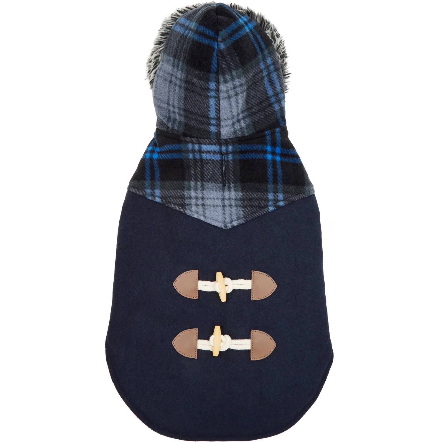 Frisco Plaid Hooded Insulated Dog & Cat Peacoat 7 Frisco Plaid Hooded Insulated Dog & Cat Peacoat - Image 5