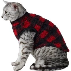 Frisco Ultra Lightweight Plaid Dog & Cat Fleece Vest 11 Frisco Ultra Lightweight Plaid Dog & Cat Fleece Vest -Frisco 224280 PT2. AC SS1800 V1599496583