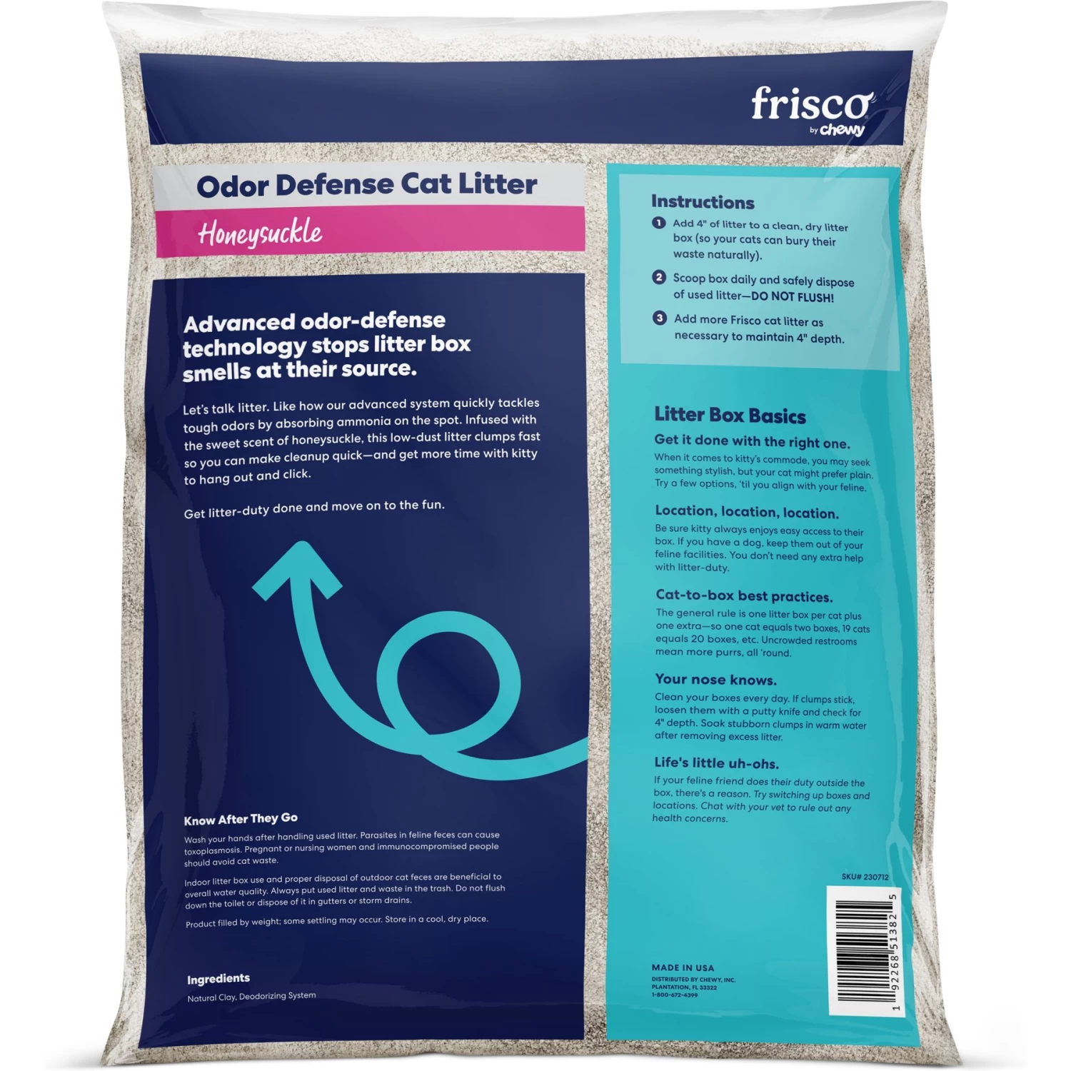 Frisco Odor Defense Honeysuckle Scented Clumping Clay Cat Litter 5 Frisco Odor Defense Honeysuckle Scented Clumping Clay Cat Litter - Image 3