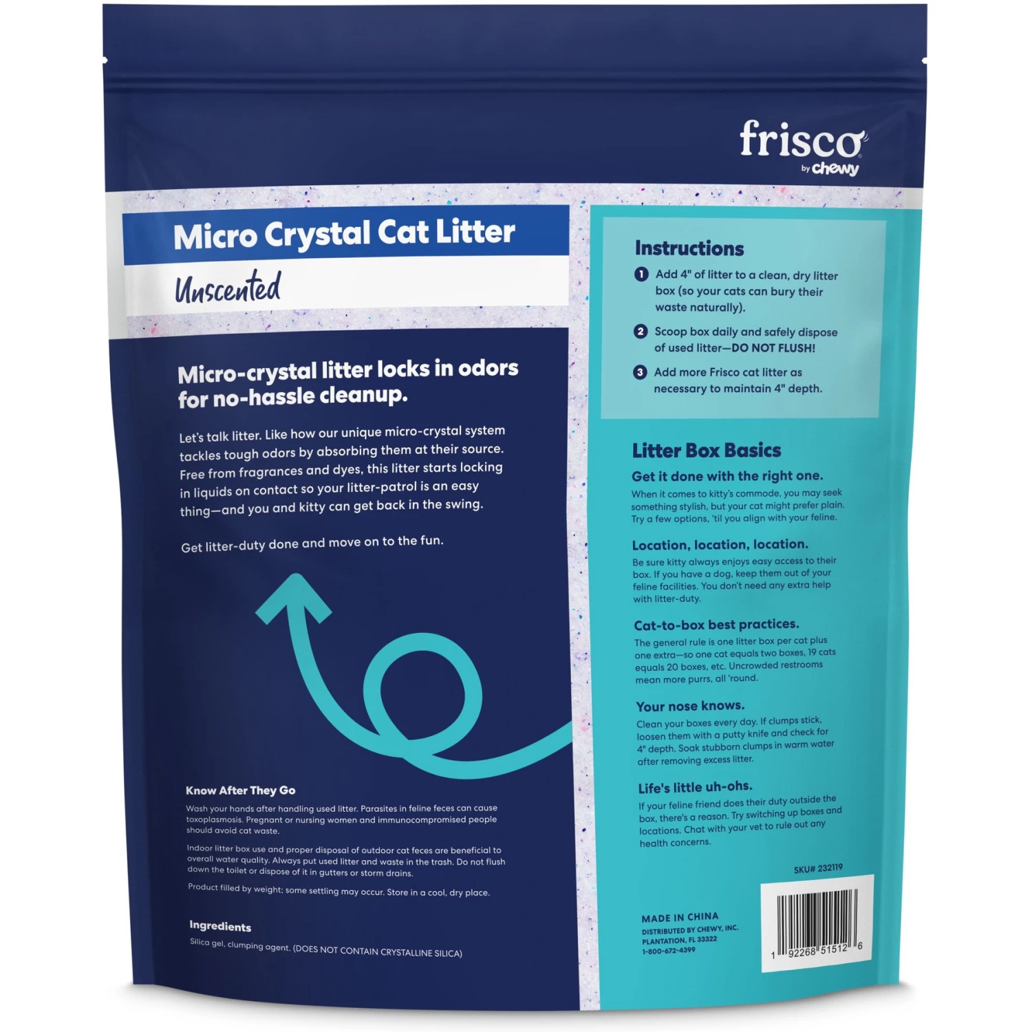 Frisco Micro Crystal Unscented Clumping Crystal Cat Litter 5 Frisco Micro Crystal Unscented Clumping Crystal Cat Litter - Image 3