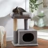 Frisco 24.8-in Faux Fur Cat Tree & Condo 1 Frisco 24.8-in Faux Fur Cat Tree & Condo -Frisco 236544 MAIN. AC SS1800 V1637693529