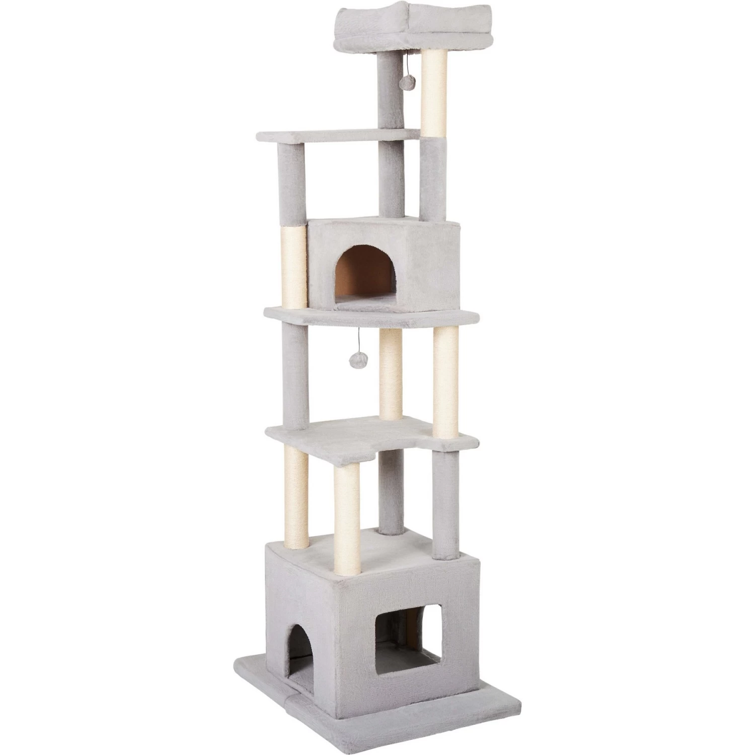 Frisco 80-in Faux Fur Cat Tree & Condo 5 Frisco 80-in Faux Fur Cat Tree & Condo - Image 3