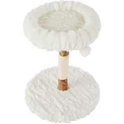 Frisco Natural Wood Modern Cat Tree With Toy, Ivory, Small -Frisco 236559 PT3. AC SS1800 V1615987410