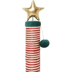 Frisco Holiday 29.5-in Candy Cane Sisal Cat Scratching Post With Toy 11 Frisco Holiday 29.5-in Candy Cane Sisal Cat Scratching Post With Toy -Frisco 236565 PT4. AC SS1800 V1601331360