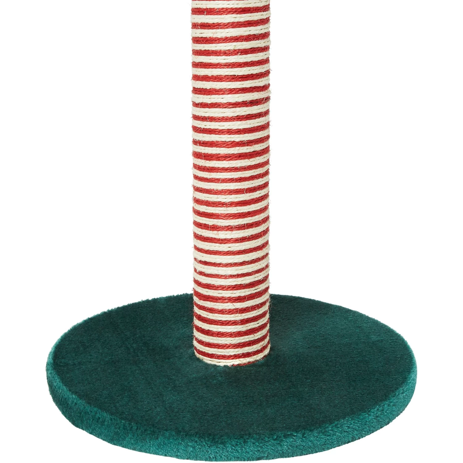 Frisco Holiday 29.5-in Candy Cane Sisal Cat Scratching Post With Toy 7 Frisco Holiday 29.5-in Candy Cane Sisal Cat Scratching Post With Toy - Image 5
