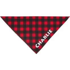 Frisco Buffalo Plaid Printed Personalized Dog & Cat Bandana -Frisco 238325 PT3. AC SS1800 V1618507339