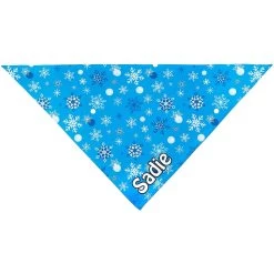 Frisco Blue Snowflakes Personalized Dog & Cat Bandana 13 Frisco Blue Snowflakes Personalized Dog & Cat Bandana -Frisco 242803 PT3. AC SS1800 V1618507971
