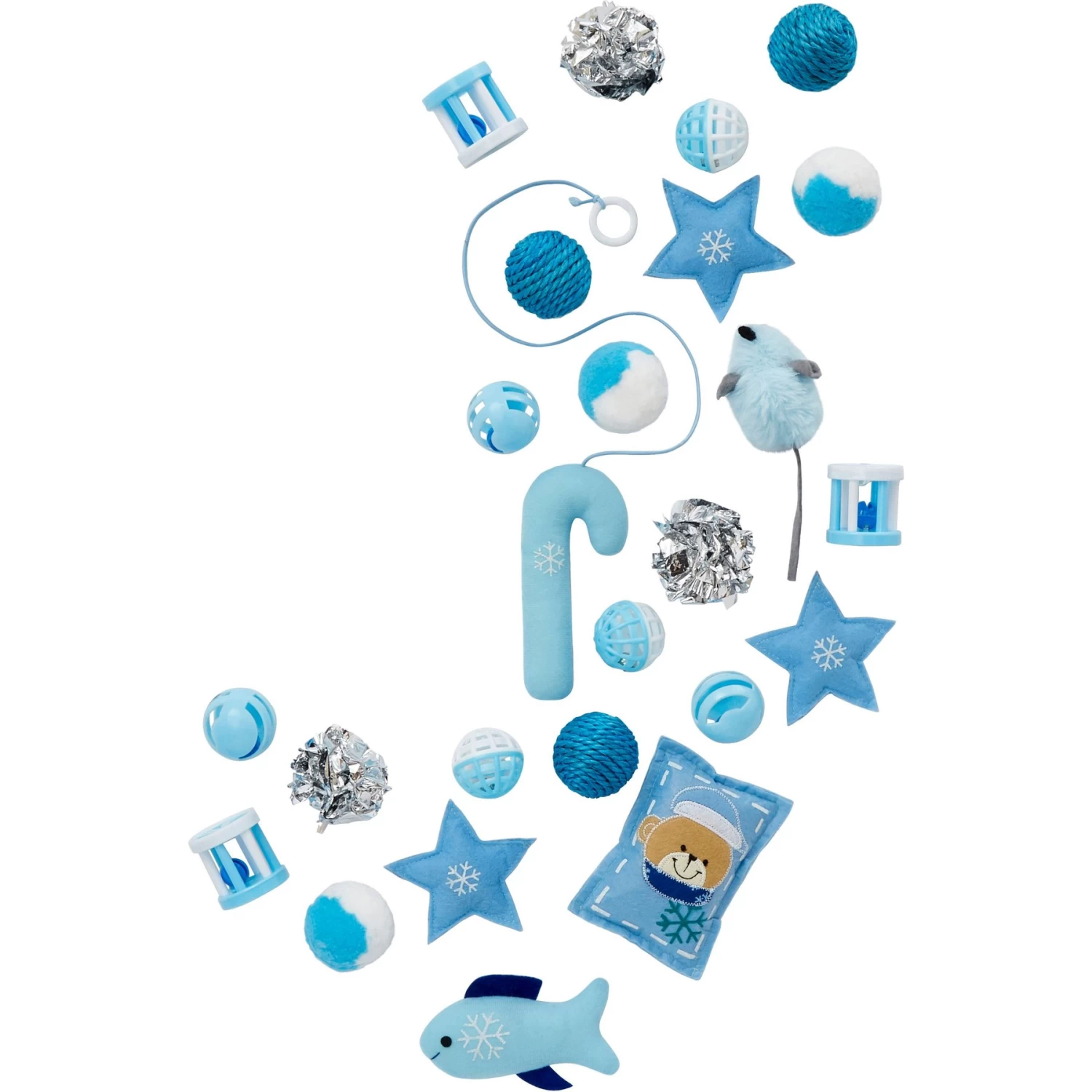 Frisco Holiday Stocking Variety Pack Cat Toy With Catnip, 25 Count 6 Frisco Holiday Stocking Variety Pack Cat Toy With Catnip, 25 Count - Image 4