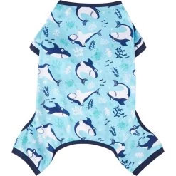 Frisco Happy Shark Dog & Cat Jersey PJs -Frisco 249122 PT3. AC SS1800 V1614006406