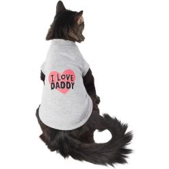 Frisco I Love Daddy Dog & Cat T-Shirt, Gray 11 Frisco I Love Daddy Dog & Cat T-Shirt, Gray -Frisco 249263 PT2. AC SS1800 V1624616254