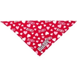 Frisco XOXO Hearts Personalized Dog & Cat Bandana -Frisco 254203 PT2. AC SS1800 V1632494772