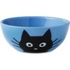 Frisco Cat Face Non-skid Ceramic Cat Bowl, Blue 1 Frisco Cat Face Non-skid Ceramic Cat Bowl, Blue -Frisco 256103 MAIN. AC SS1800 V1617997002