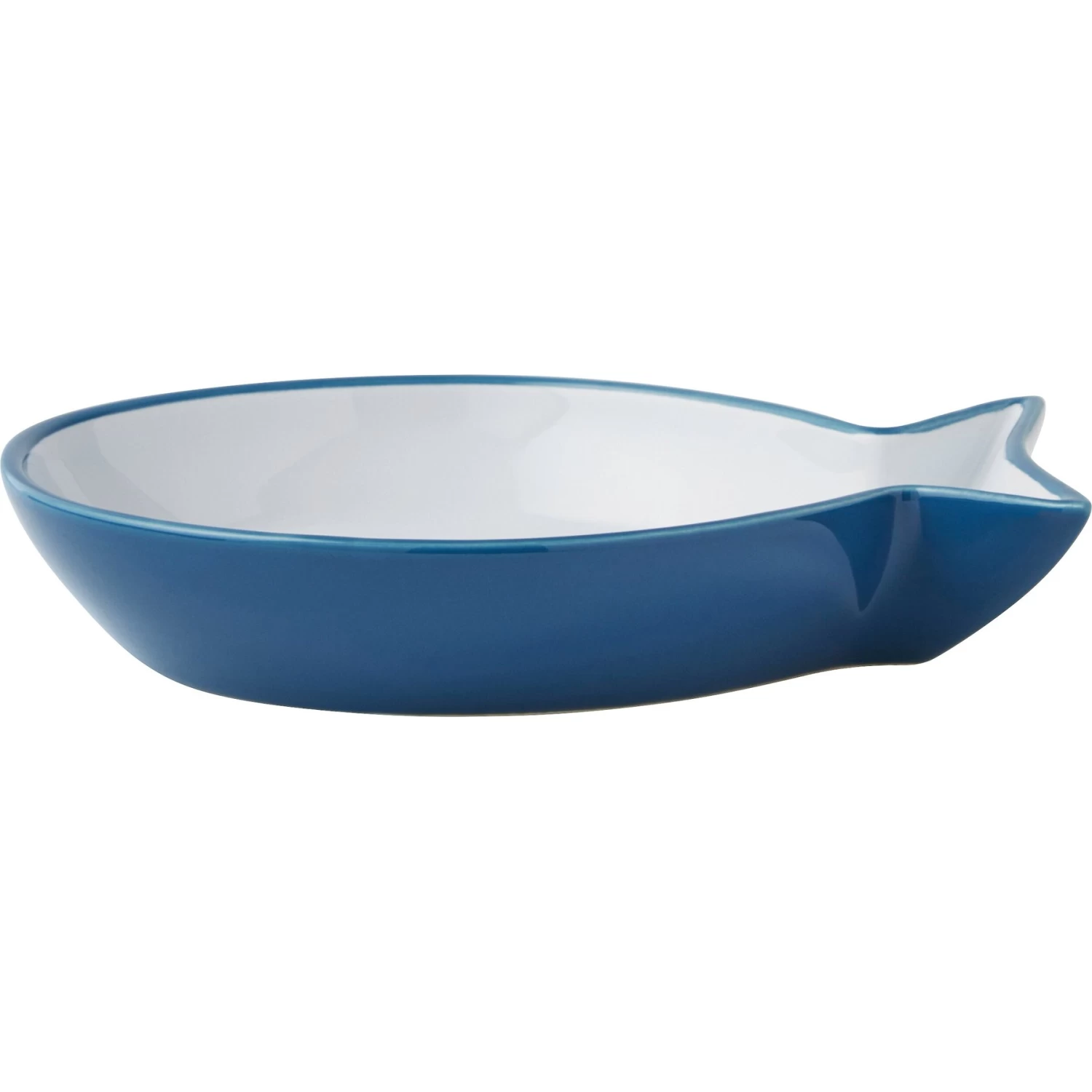 Frisco Fish Shaped Non-skid Ceramic Cat Dish 3 Frisco Fish Shaped Non-skid Ceramic Cat Dish