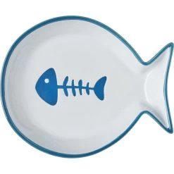 Frisco Fish Shaped Non-skid Ceramic Cat Dish 14 Frisco Fish Shaped Non-skid Ceramic Cat Dish -Frisco 256109 PT5. AC SS1800 V1617196903