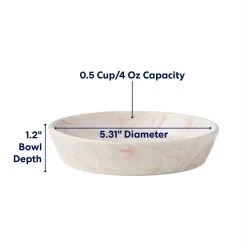 Frisco Marble Design Non-skid Ceramic Cat Dish -Frisco 256127 PT1. AC SS1800 V1685731990