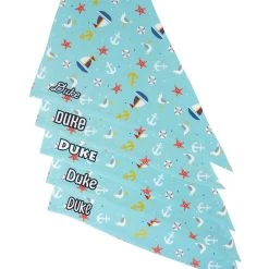 Frisco Nautical Personalized Dog & Cat Bandana -Frisco 258762 PT4. AC SS1800 V1619560038