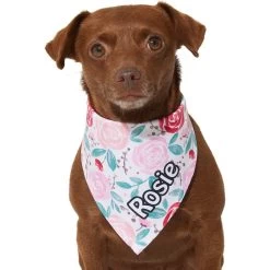 Frisco Watercolor Roses Personalized Dog & Cat Bandana 16 Frisco Watercolor Roses Personalized Dog & Cat Bandana -Frisco 267531 PT5. AC SS1800 V1632424286