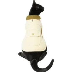 Frisco Mediumweight Cotton Duck Canvas Dog & Cat Jacket, Tan -Frisco 268223 PT2. AC SS1800 V1628797707