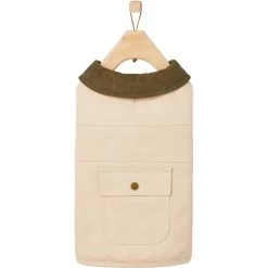 Frisco Mediumweight Cotton Duck Canvas Dog & Cat Jacket, Tan -Frisco 268223 PT4. AC SS1800 V1628741877