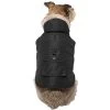 Frisco Mid-Heavyweight Cinching Insulated Dog & Cat Parka, Black/Red Plaid -Frisco 268382 MAIN. AC SS1800 V1628790692