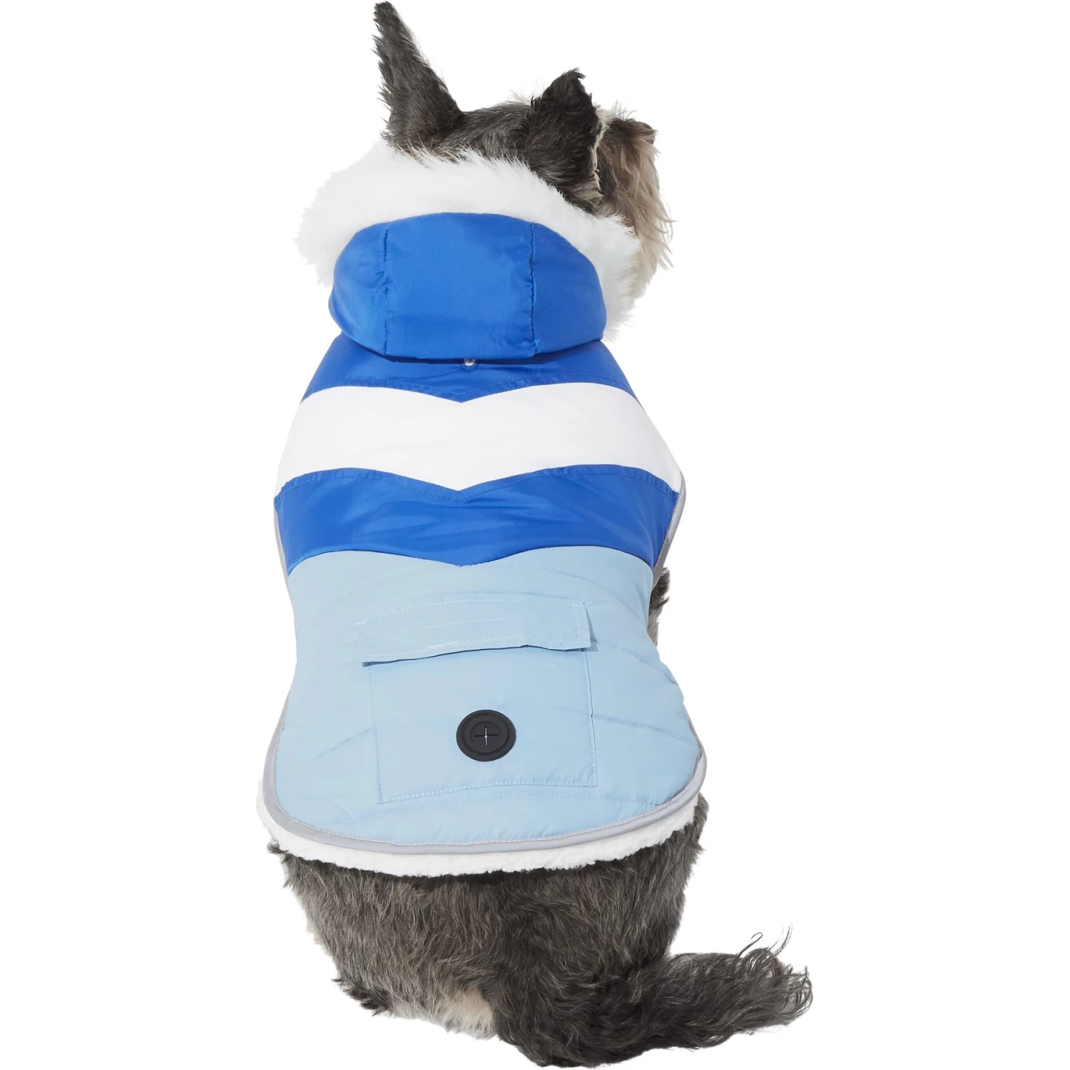 Frisco Heavyweight Chevron Insulated Dog & Cat Parka With Pocket 3 Frisco Heavyweight Chevron Insulated Dog & Cat Parka With Pocket