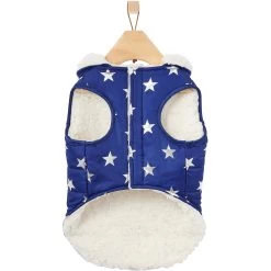 Frisco Mediumweight Metallic Star Print Insulated Dog & Cat Parka, Navy 13 Frisco Mediumweight Metallic Star Print Insulated Dog & Cat Parka, Navy -Frisco 268413 PT5. AC SS1800 V1628821999
