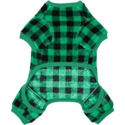 Frisco Dog & Cat Cozy Plush Fleece PJs, Green Plaid 13 Frisco Dog & Cat Cozy Plush Fleece PJs, Green Plaid -Frisco 268517 PT4. AC SS1800 V1637682124