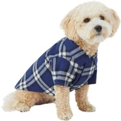 Frisco Navy Plaid Dog & Cat Flannel Shirt 13 Frisco Navy Plaid Dog & Cat Flannel Shirt -Frisco 268596 PT2. AC SS1800 V1637679780