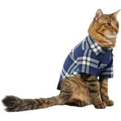 Frisco Navy Plaid Dog & Cat Flannel Shirt 14 Frisco Navy Plaid Dog & Cat Flannel Shirt -Frisco 268596 PT3. AC SS1800 V1637652439