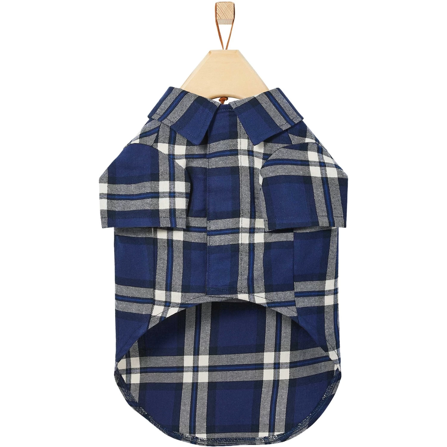 Frisco Navy Plaid Dog & Cat Flannel Shirt 7 Frisco Navy Plaid Dog & Cat Flannel Shirt - Image 5