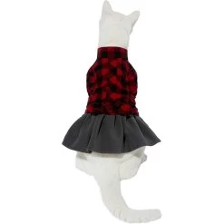 Frisco Flannel Dog & Cat Dress -Frisco 268645 PT3. AC SS1800 V1637657232