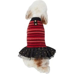 Frisco Chenille Knit Striped Dog & Cat Dress -Frisco 268668 PT2. AC SS1800 V1637652393