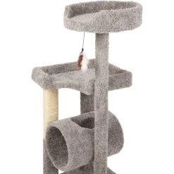 Frisco 54-in Real Carpet Cat Tree With Tunnel And Square Perches 8 Frisco 54-in Real Carpet Cat Tree With Tunnel And Square Perches -Frisco 282767 PT3. AC SS1800 V1621949643