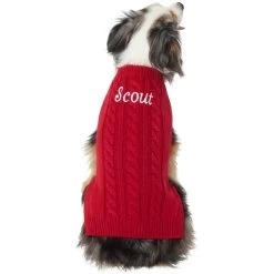 Frisco Personalized Dog & Cat Cable Knitted Sweater 10 Frisco Personalized Dog & Cat Cable Knitted Sweater -Frisco 285168 PT2. AC SS1800 V1628776600