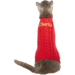 Frisco Personalized Dog & Cat Cable Knitted Sweater 11 Frisco Personalized Dog & Cat Cable Knitted Sweater -Frisco 285168 PT3. AC SS1800 V1628777262
